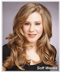 Soft wavy party haistyle